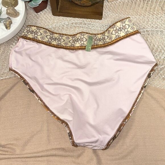 Anthropologie XS Alana Gunn Campbell High Waisted Bikini Swim Set - Picture 15 of 16